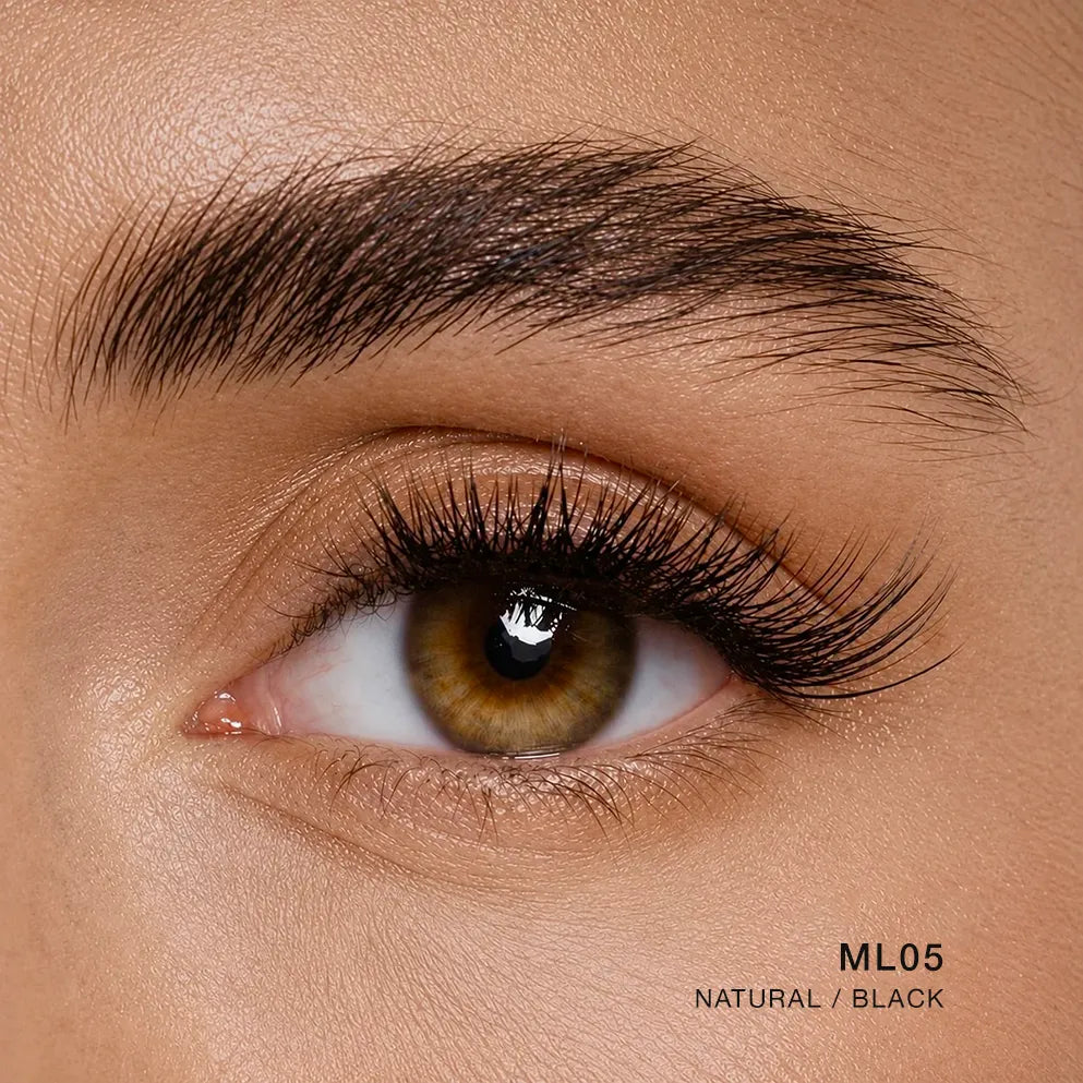 individual natural lash clusters